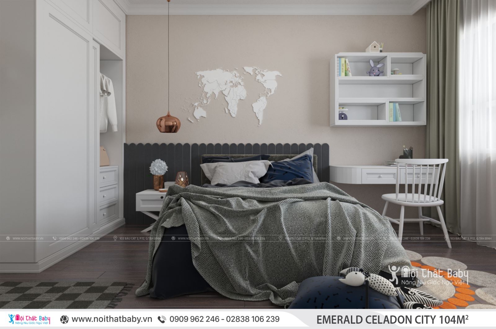 Tổng hợp các mẫu thiết kế nội thất Chung cư Emerald Celadon City